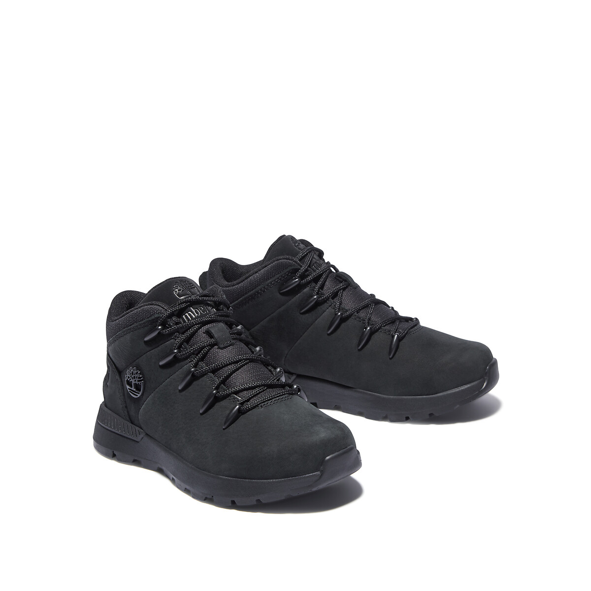 Timberland Boots Pelle Sprint Trekker Nero Bambina Taglie 37