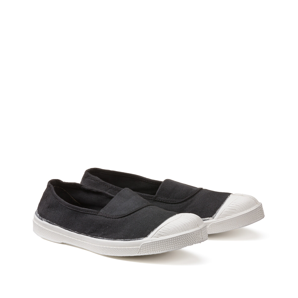 Bensimon Canvas Slip Ons Women's Black Size 37 (4)