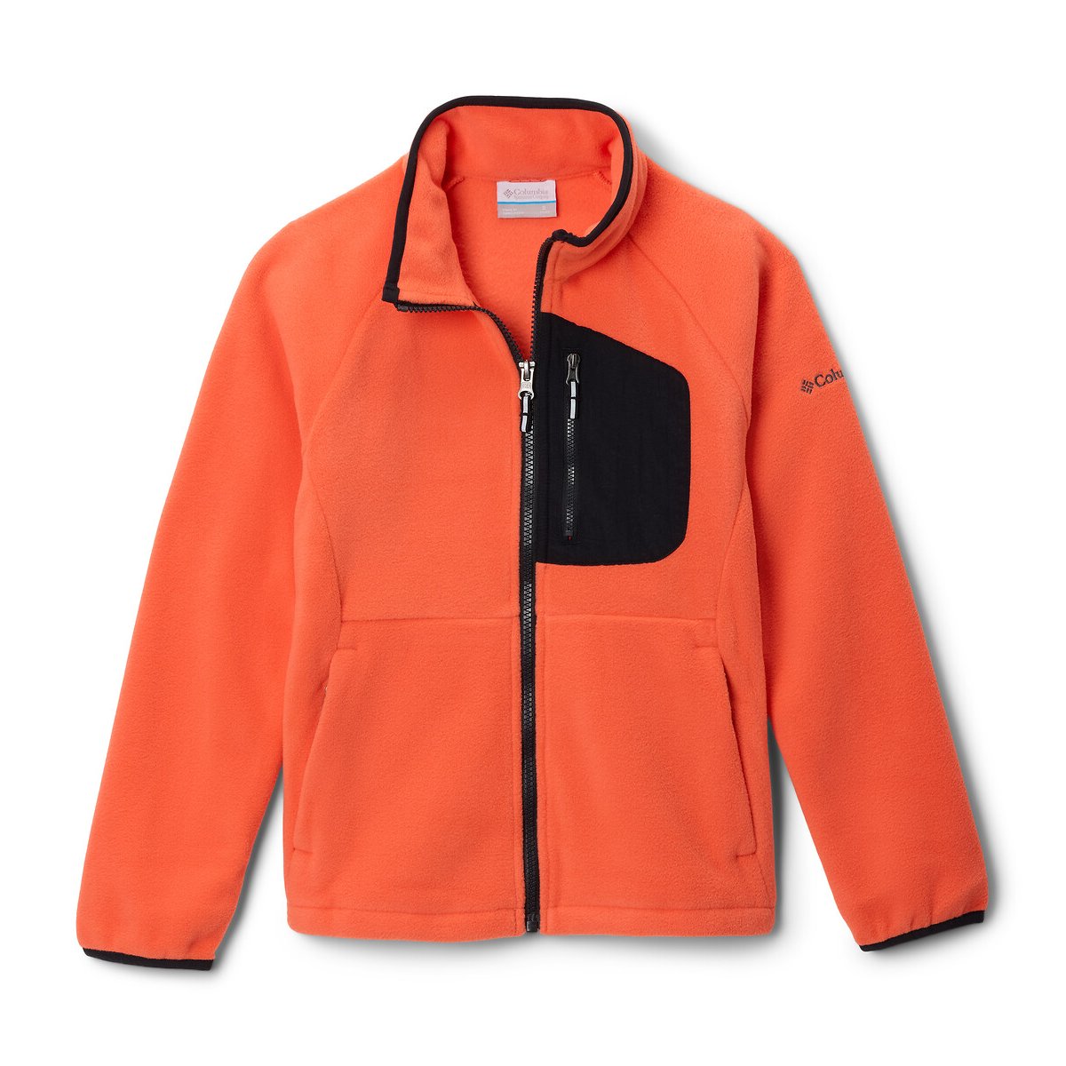Columbia Fast Trek Fleece Jacket Orange Size 10