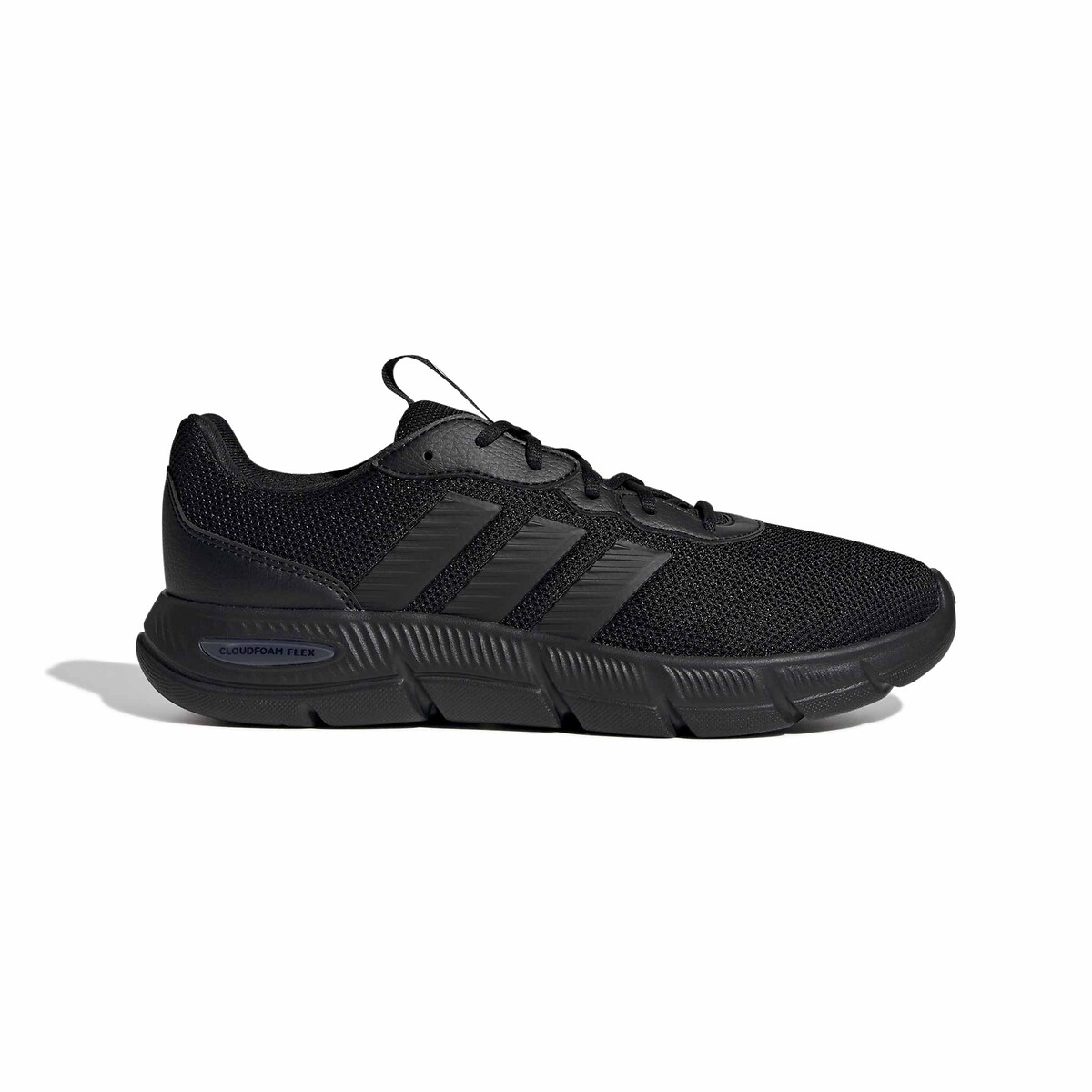 Adidas Sportswear Cloudfoam Flex Laces Trainers Men's Black Size 45.3