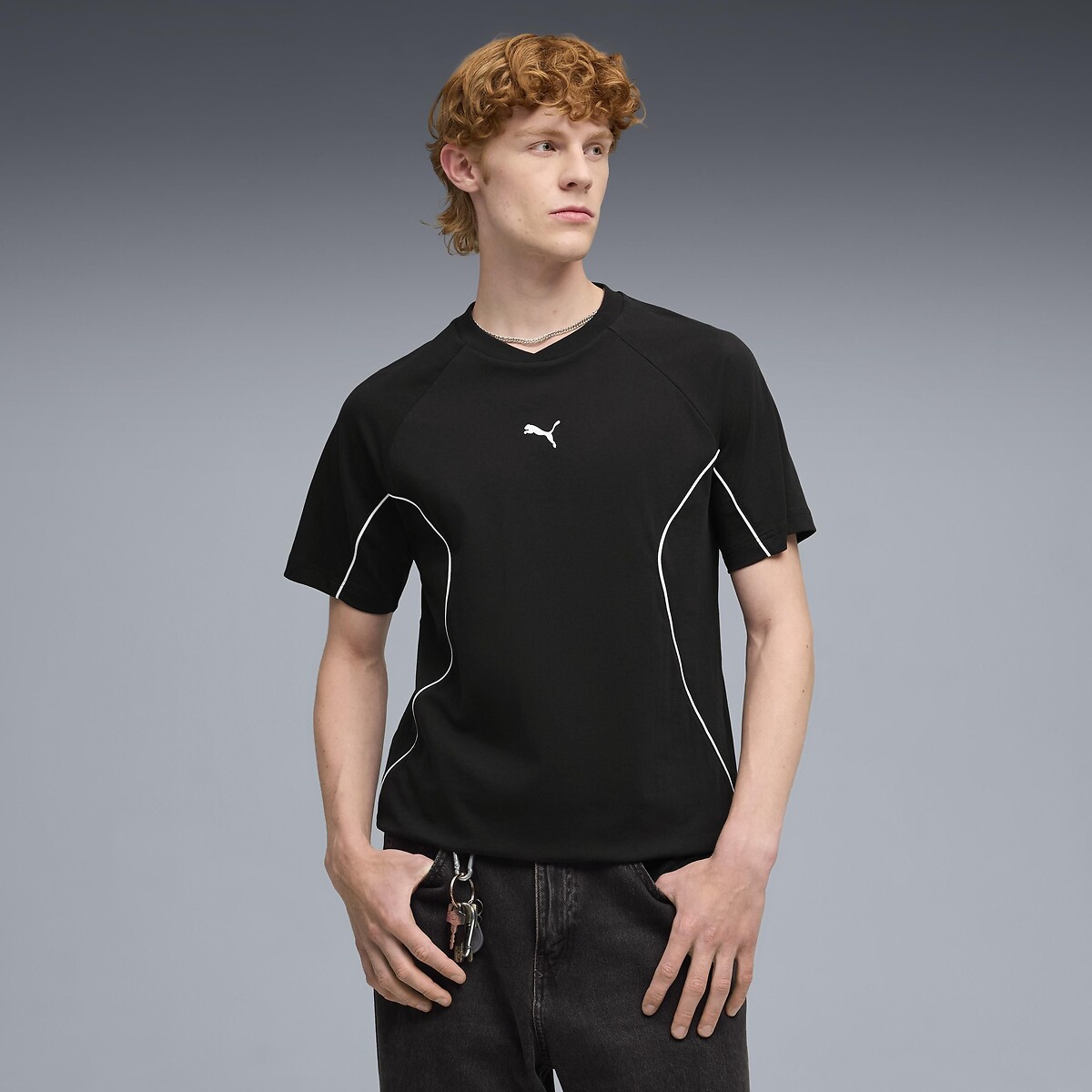 Puma Short Sleeve T-Shirt Men's Black Extra Large