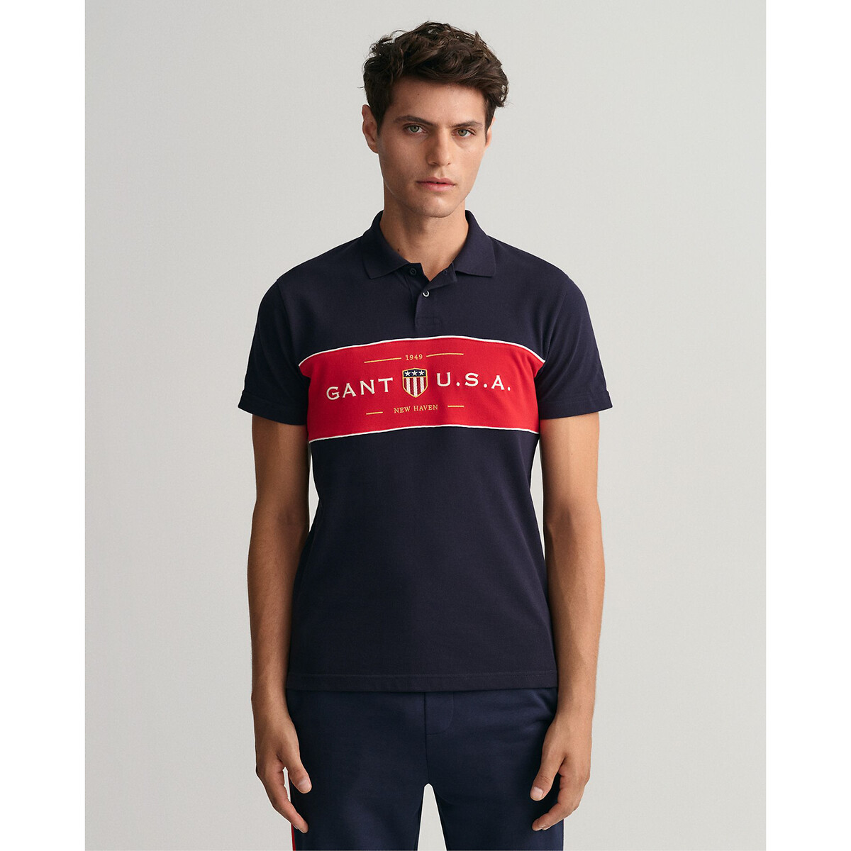 Gant Rechte polo Banner Shield Rugger