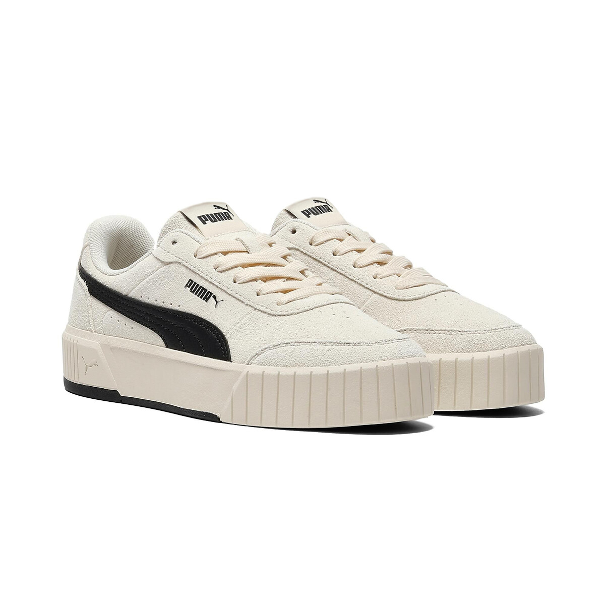Puma Carina Mia Sd Trainers Women's Beige/Black Size 37 (4)