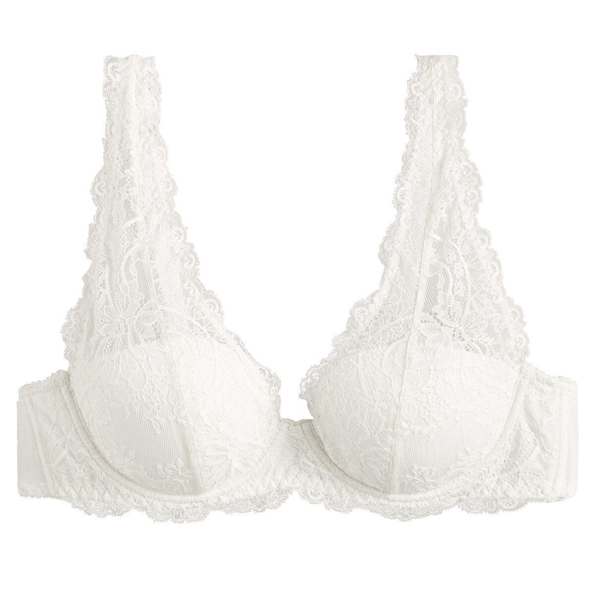 La Redoute Collections Valentine Padded Halterneck Bra Women's Ivory 34B