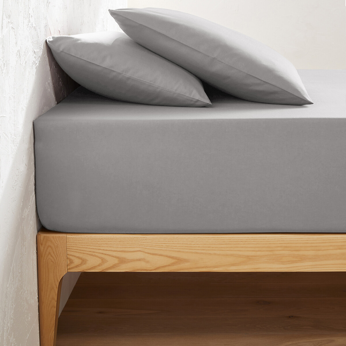 Sábana bajera polialgodón liso, altura 32 cm, Scenario. Talla Cama 90cm (90x200cm). Color