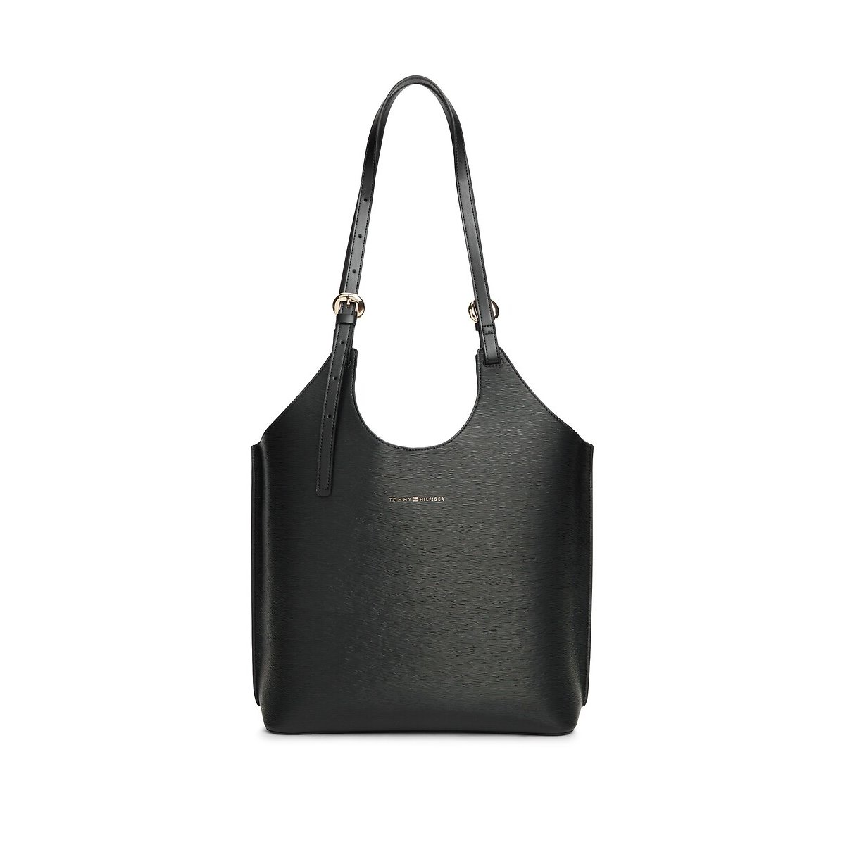Tommy Hilfiger Th Modern Tote Shoulder Bag Women's Black
