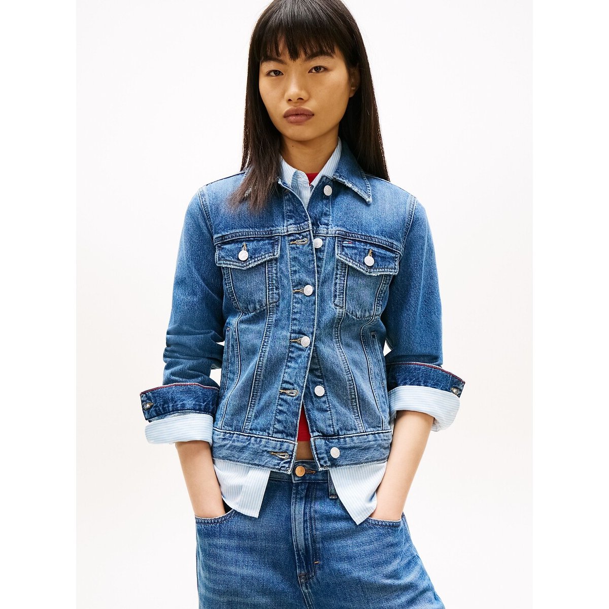 Tommy Jeans Jacket Women's Denim Extra Small