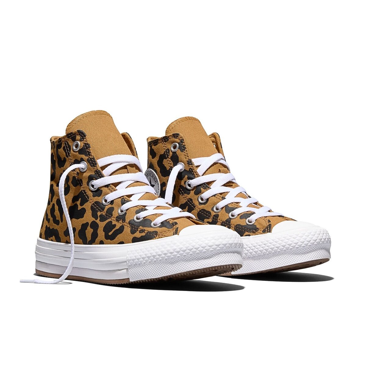 Converse Ctas Eva Lift Leopard Trainers Leopard Print Size 39 Kids