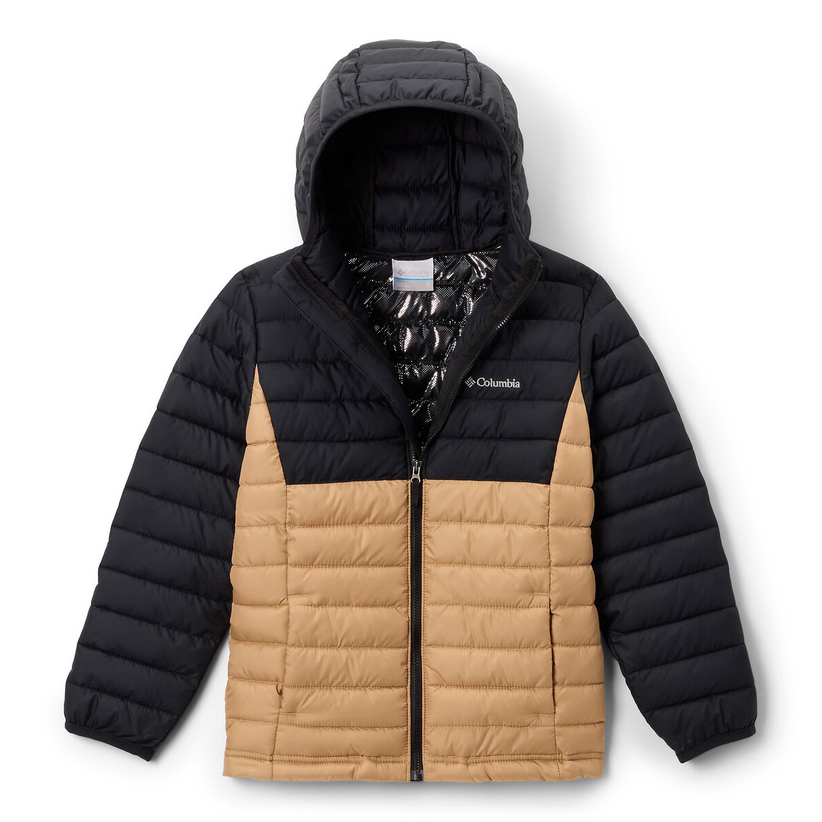 Columbia Hooded Padded Jacket Brown/Black 18Y (168Cm)