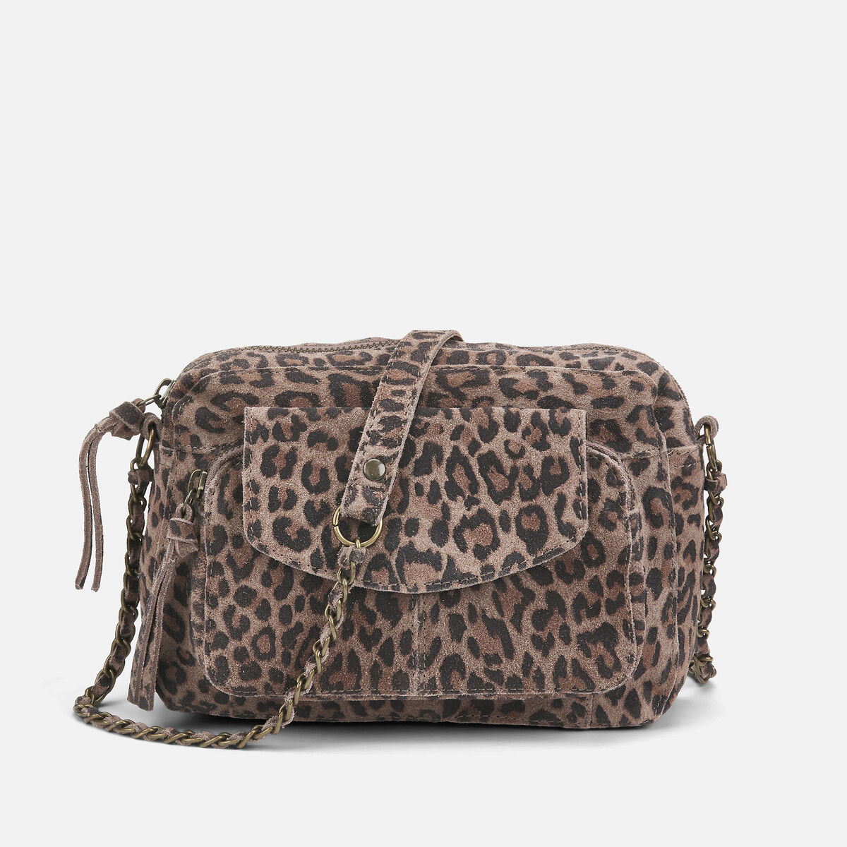 Pieces Naina Mini Handbag Women's Leopard Print