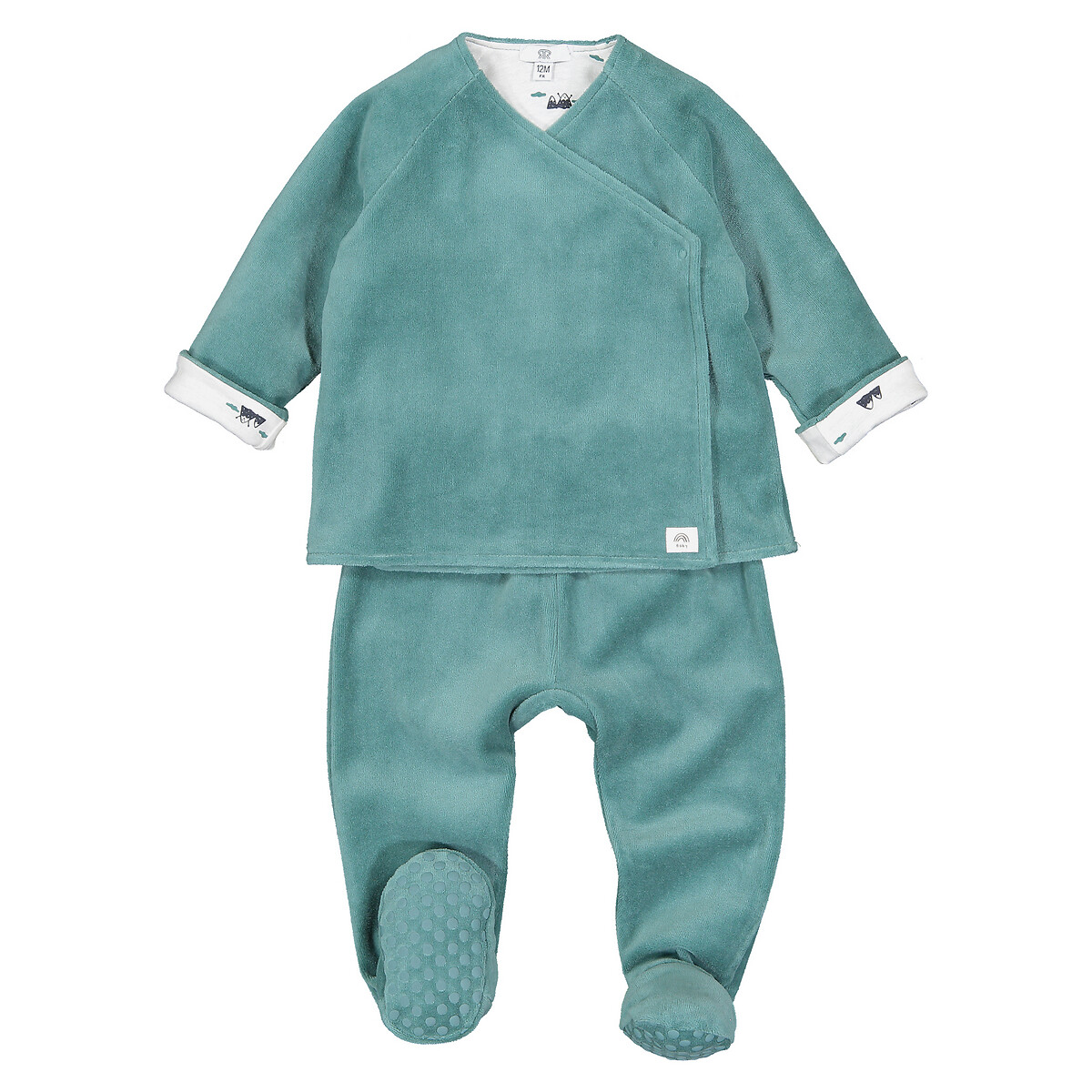 Click to view product details and reviews for Velour 2 Piece Outfit In Cotton Mix.