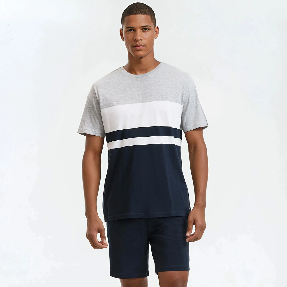 La Redoute Collections Short Pyjamas Men's Navy Blue Extra Large