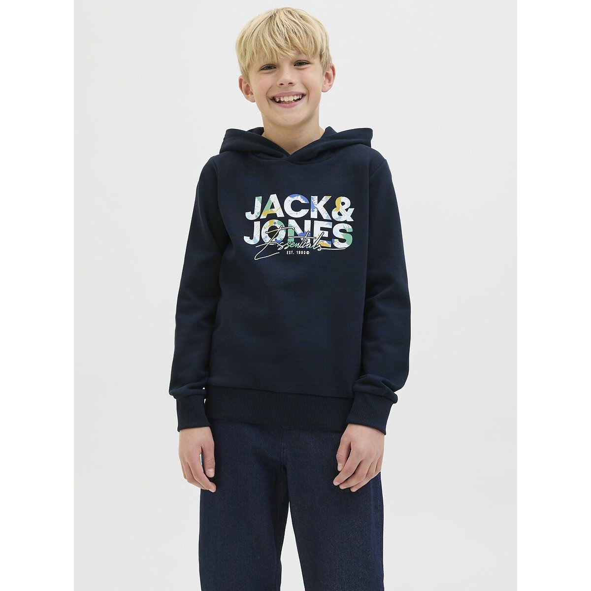 Jack & Jones Junior Hoodie Navy Blue 10Y (138Cm)