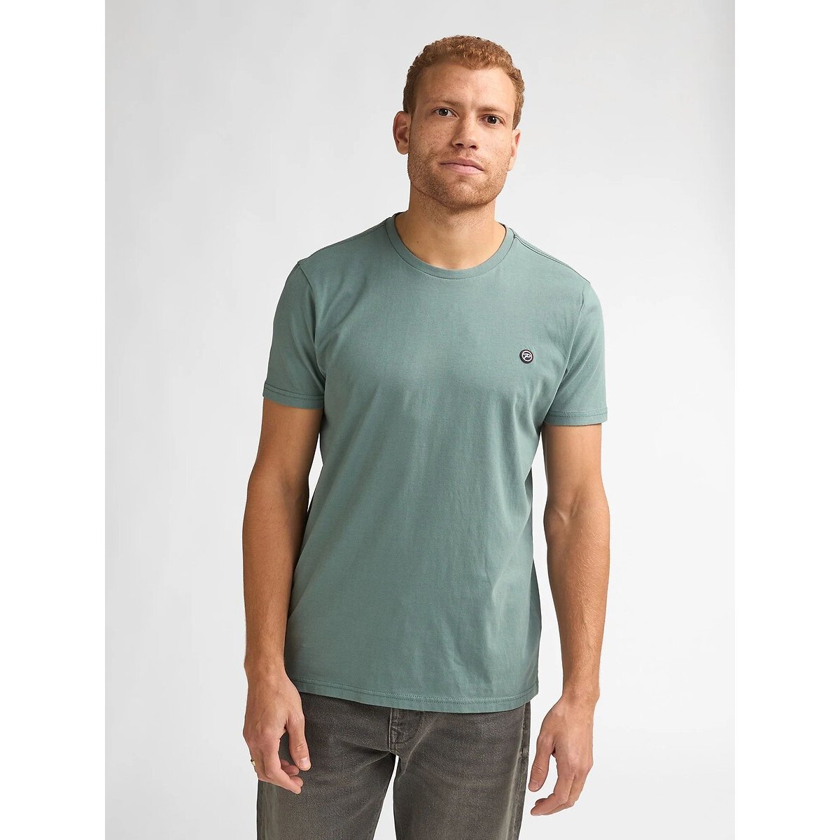 Petrol Industries Plain T-Shirt Men's Pale Green Extra Large