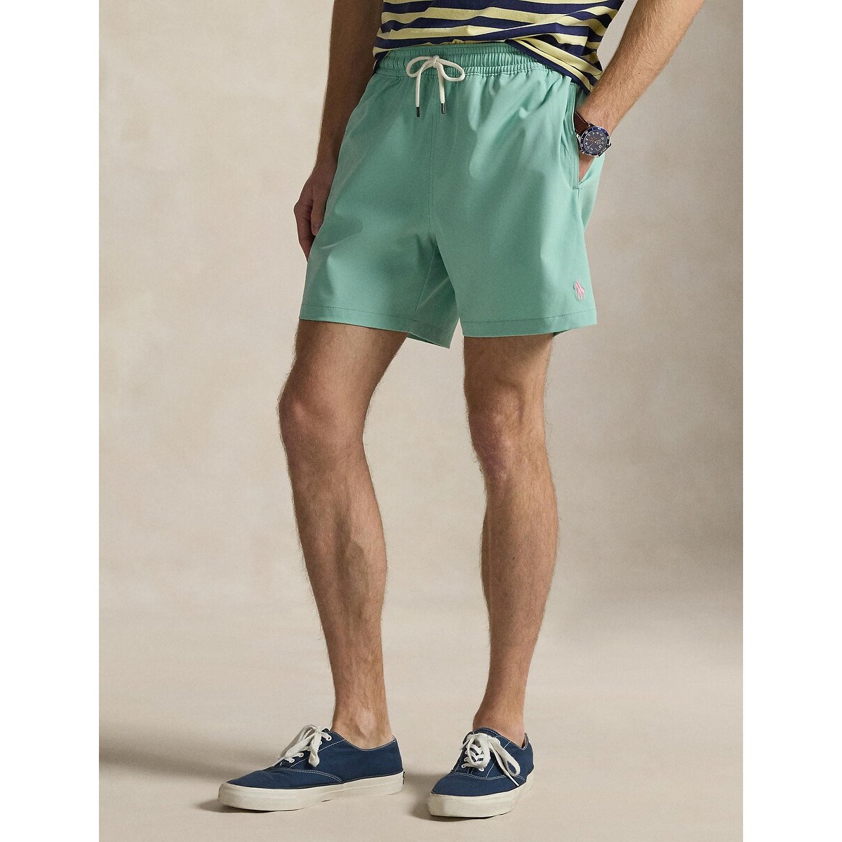 Polo Ralph Lauren Traveller Classic Swim Shorts 14.5Cm Men's Pale Green Medium