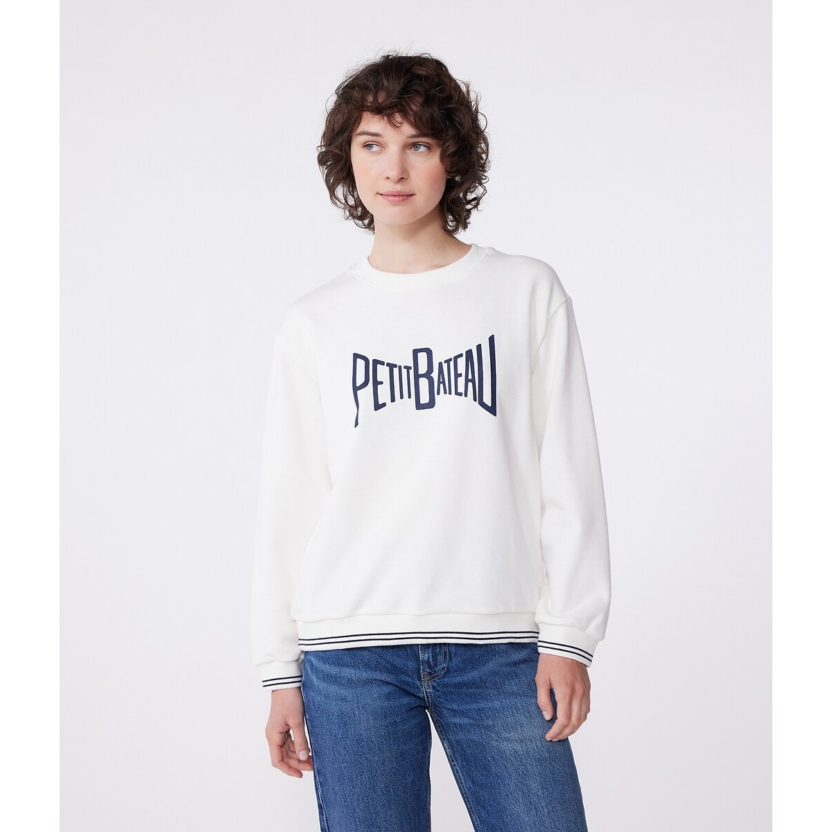 Sweatshirt en coton imprimé