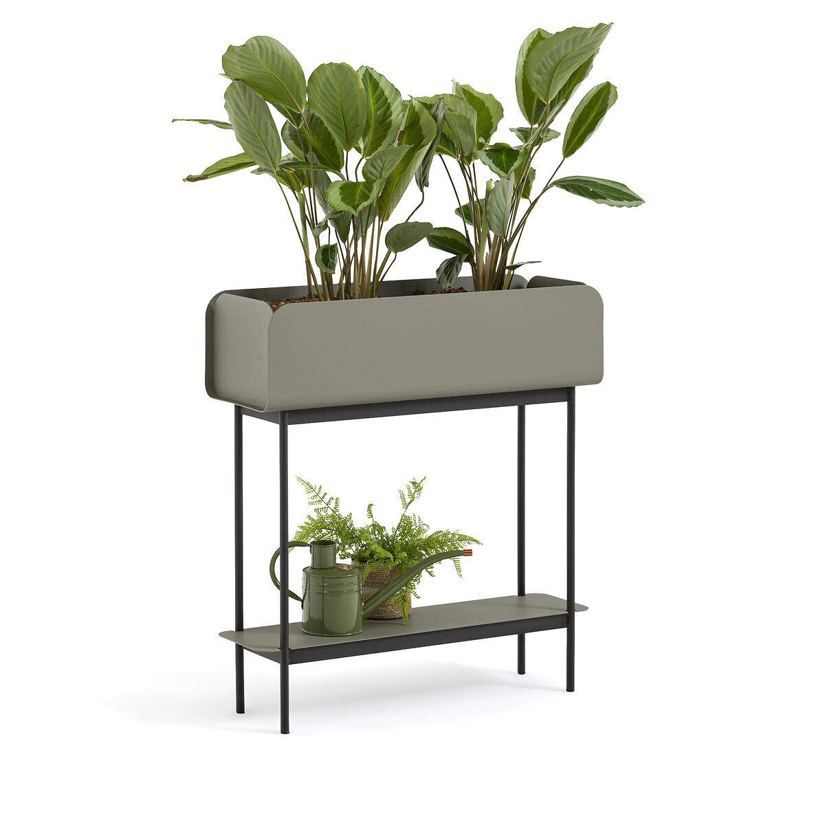 Jardinière haute en métal acier, Fleury