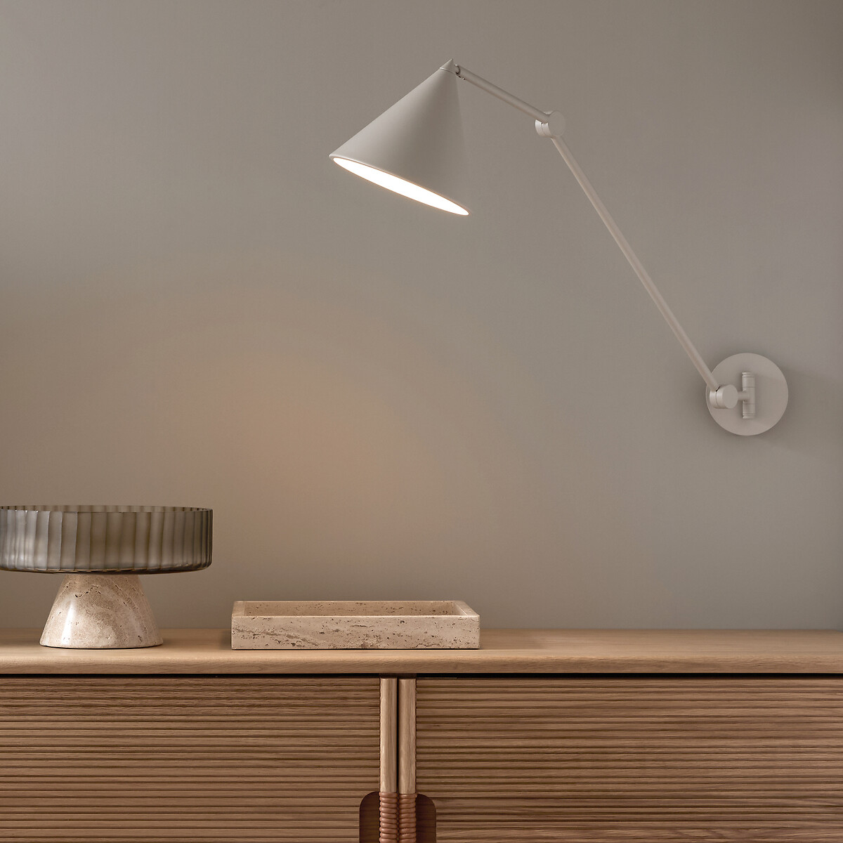 Am.pm Moke Wall Light Unisex Grey