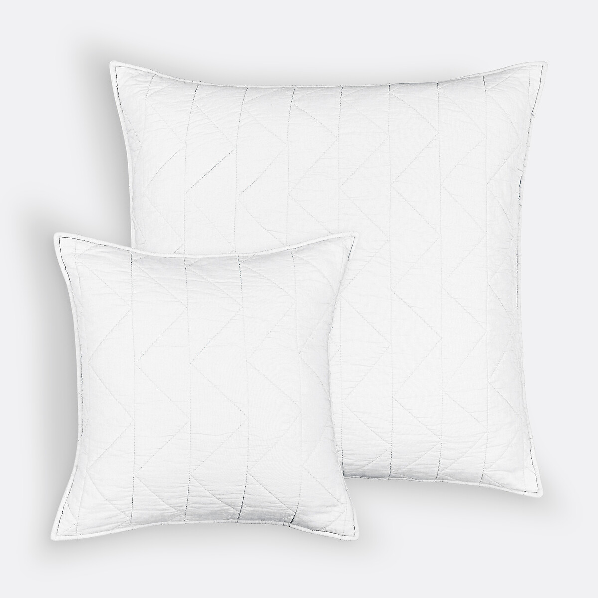 Funda de cojín de algodón, Zig Zag Scenario. Talla 65 x 65 cm. Color