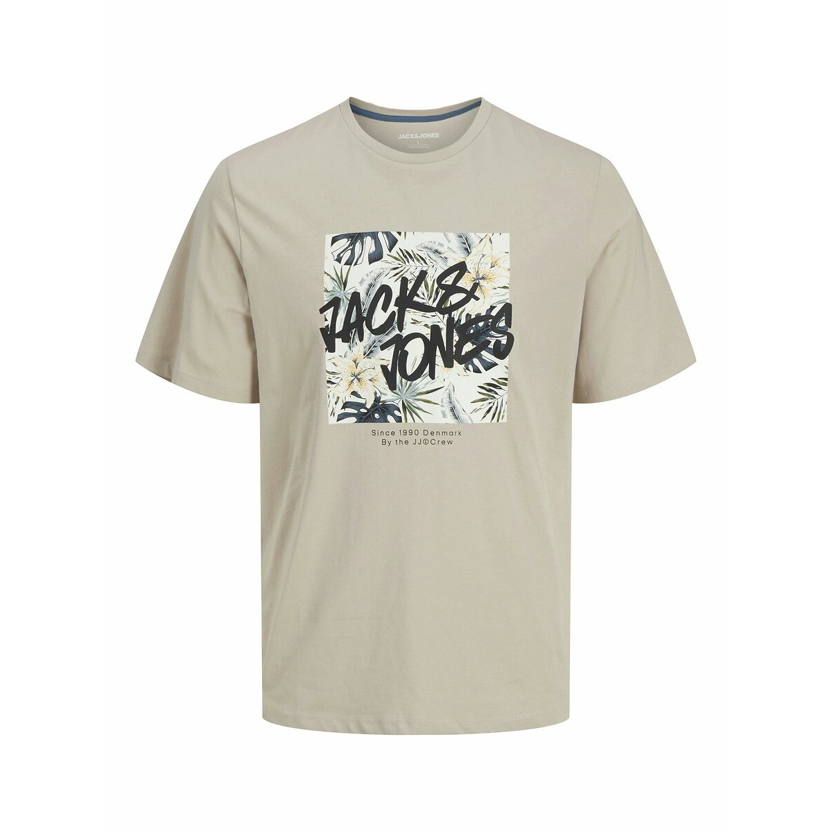 Jack & Jones Shirt met print JJHAWAII SHAPE TEE SS CREW NECK