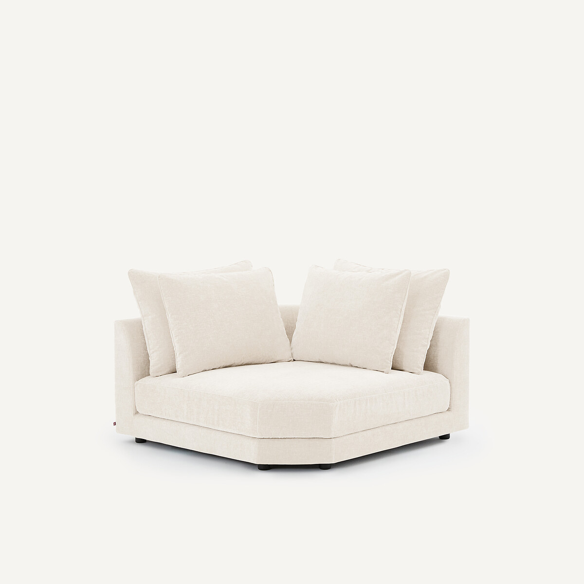 AM.PM Modulair hoekelement in chenille fluweel, TIBERIO