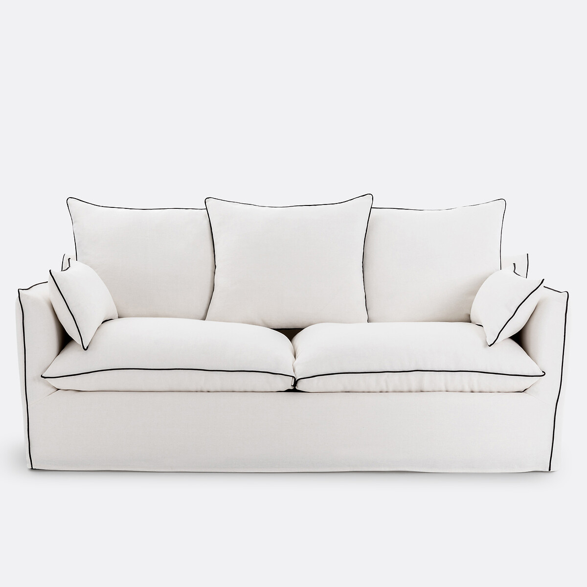 La Redoute Interieurs Divano Lino Spesso, Odna Beige Taglie 4 posti