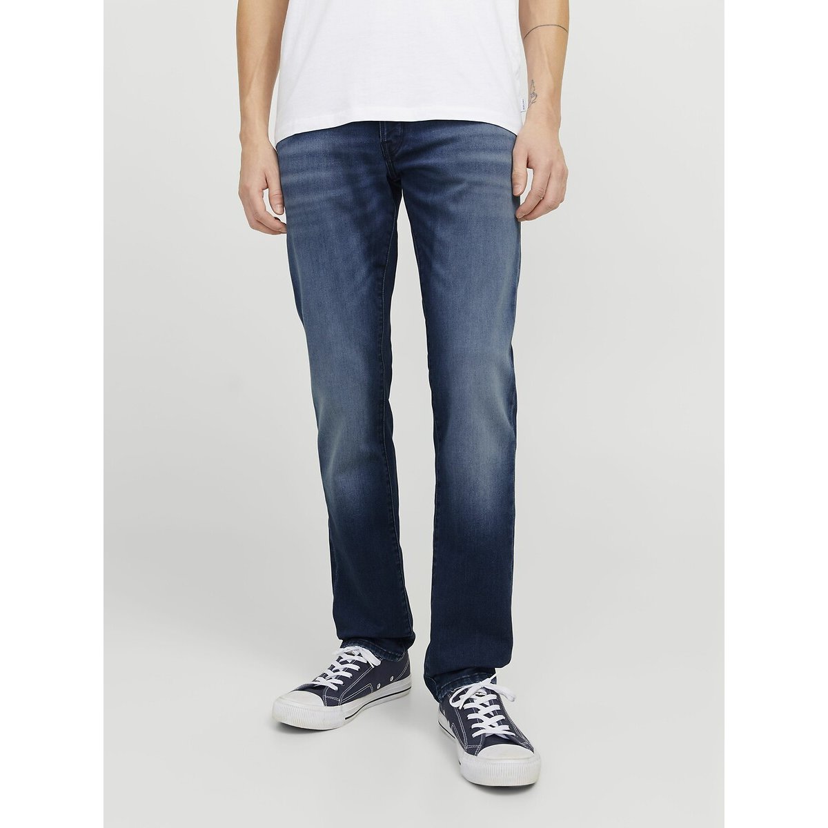 Jack & Jones Men's Denim Blue Mike Straight Jeans W36 L34