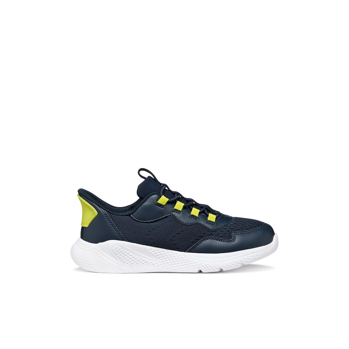 Geox Sprintye Fast In Breathable Trainers Navy Blue Size 32 (13.5) Kids