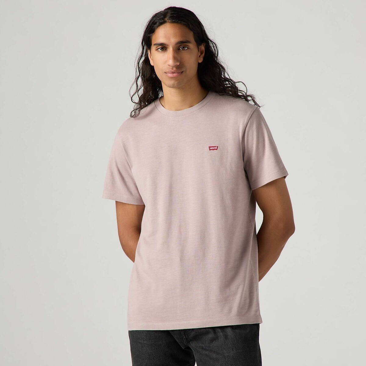Levi's Men's Purple Crew Neck T-Shirt With Short Sleeves Xxl