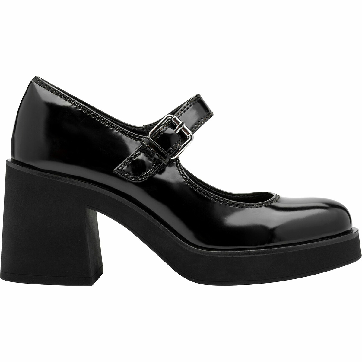 Tamaris Mary Janes With Block Heel Women's Black Size 37 (4)