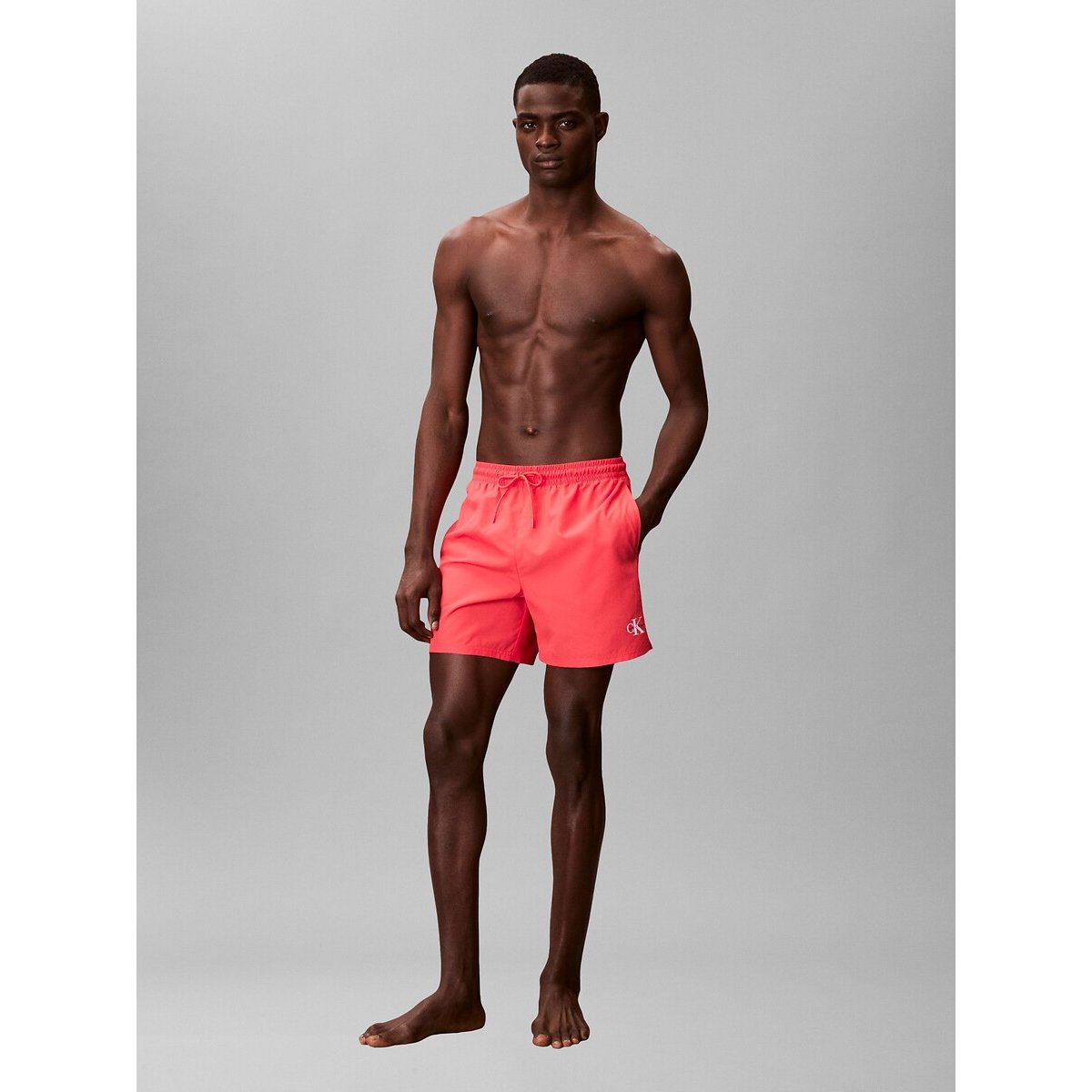 Calvin Klein Board Shorts Men's Red Large