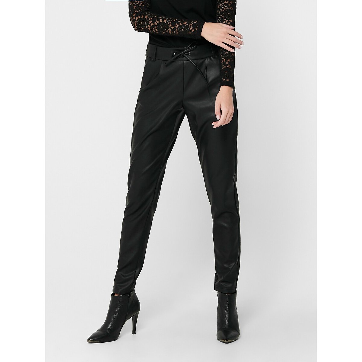 Only Slim Broek Met Gecoat Aspect
