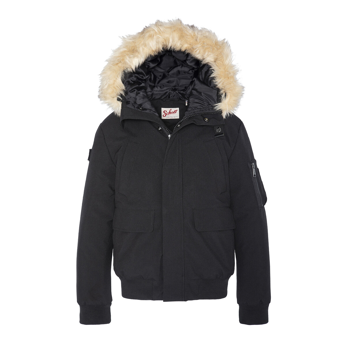 Schott Hooded Parka Black 10Y (138Cm)