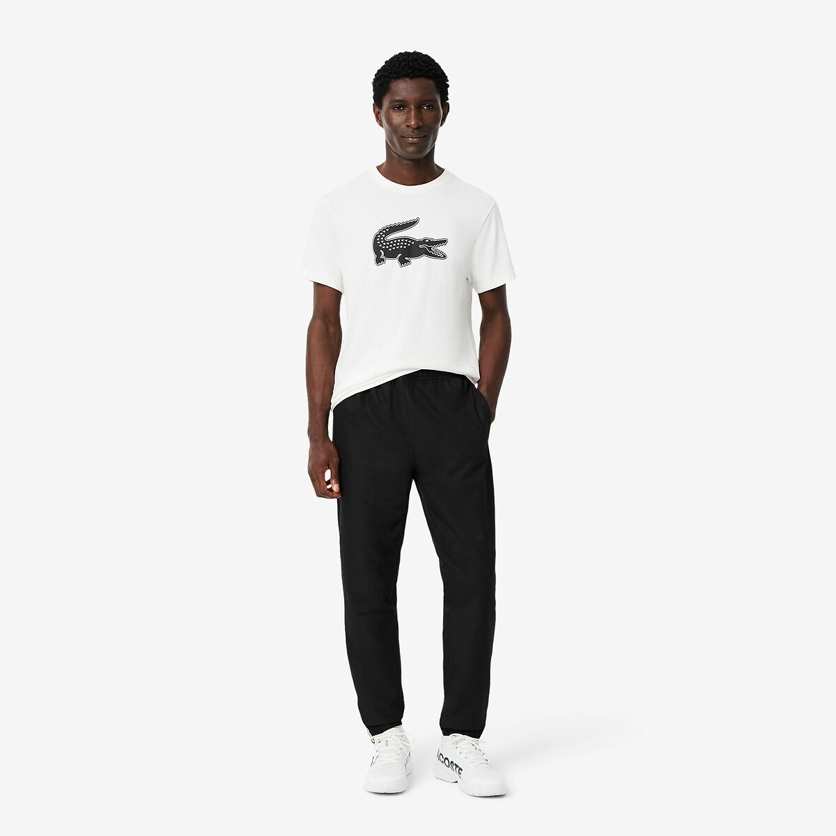 Lacoste Sportbroek met logo in band