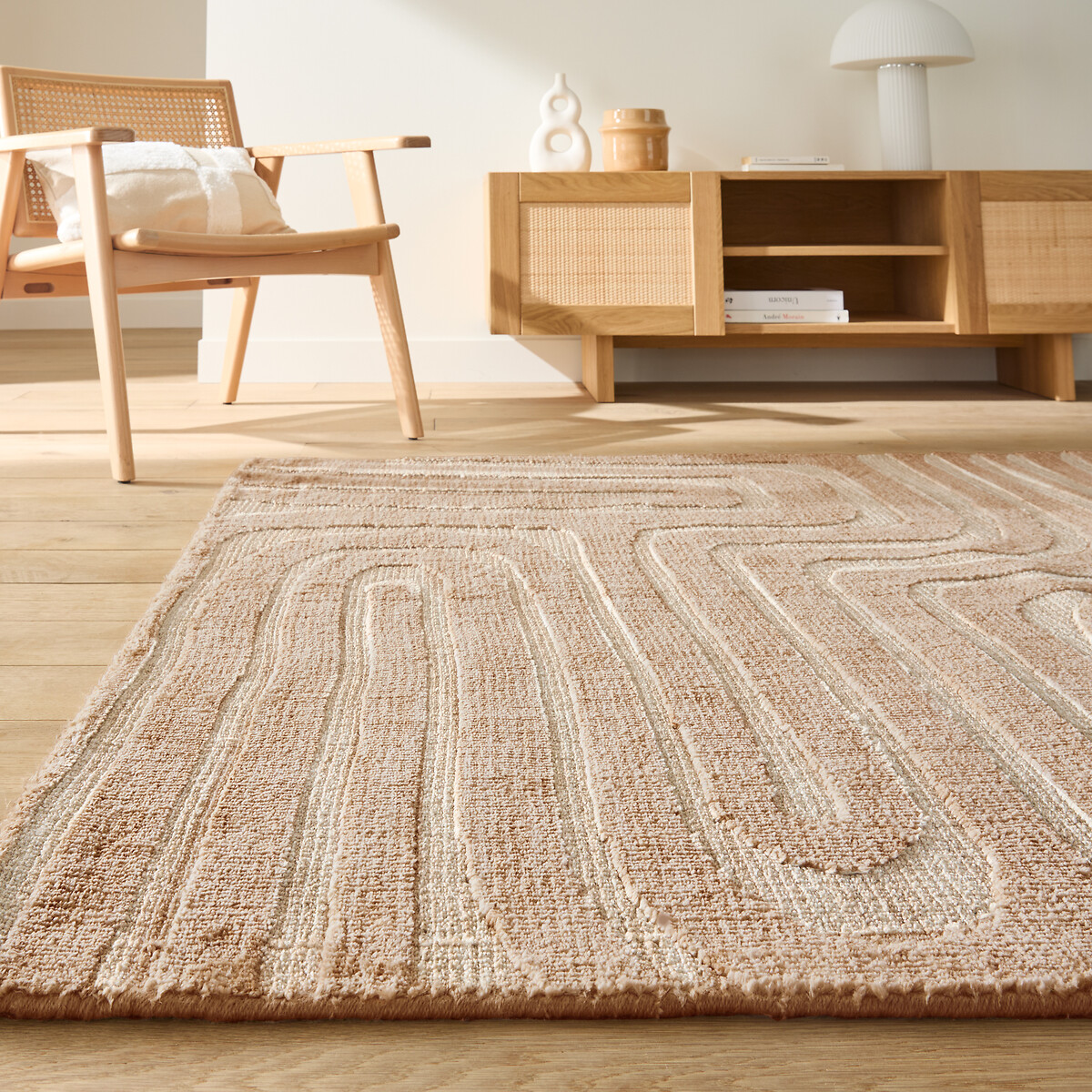 LA REDOUTE INTERIEURS Vloerkleed in polyester, Ondea