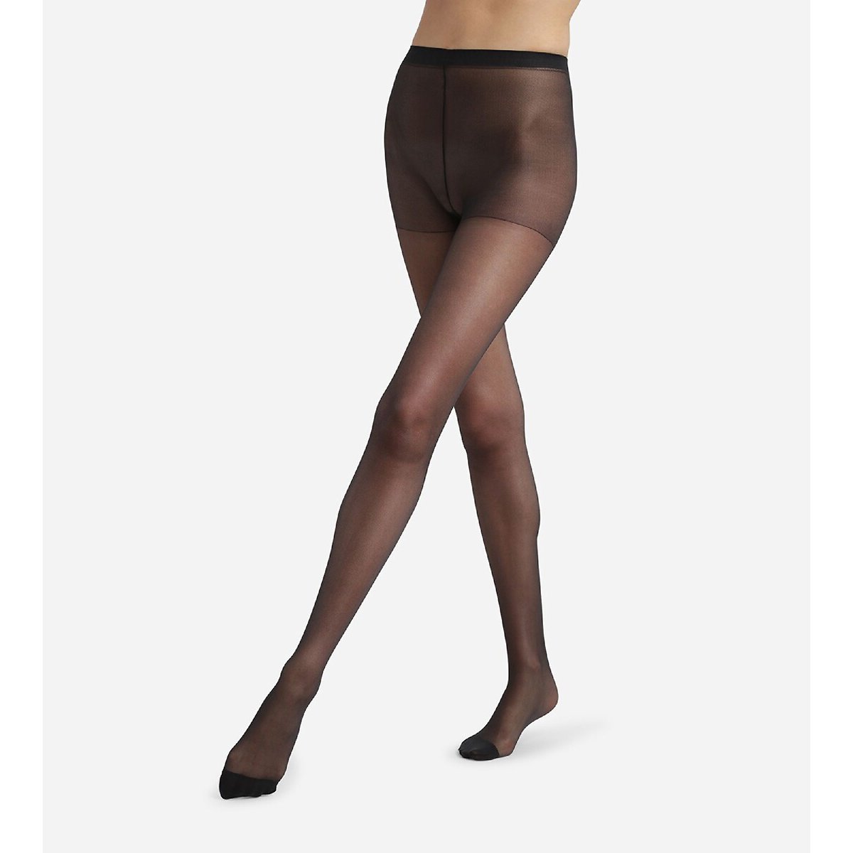 Dim Ultra Resist 20 Denier Sheer Tights Women's Black Large