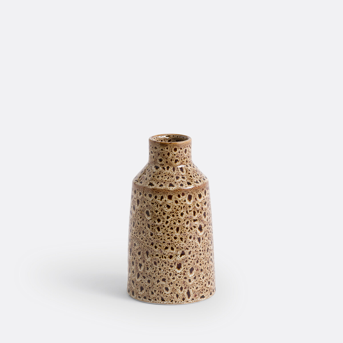 La Redoute Interieurs Pastela 20Cm High Ceramic Vase Unisex Taupe