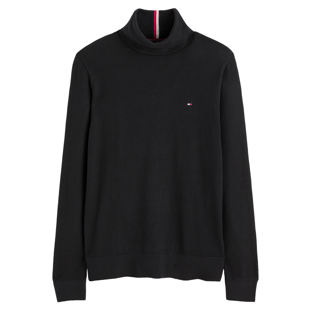 Tommy Hilfiger Pima Cotton/Cashmere Jumper With Turtleneck Men's Black Medium