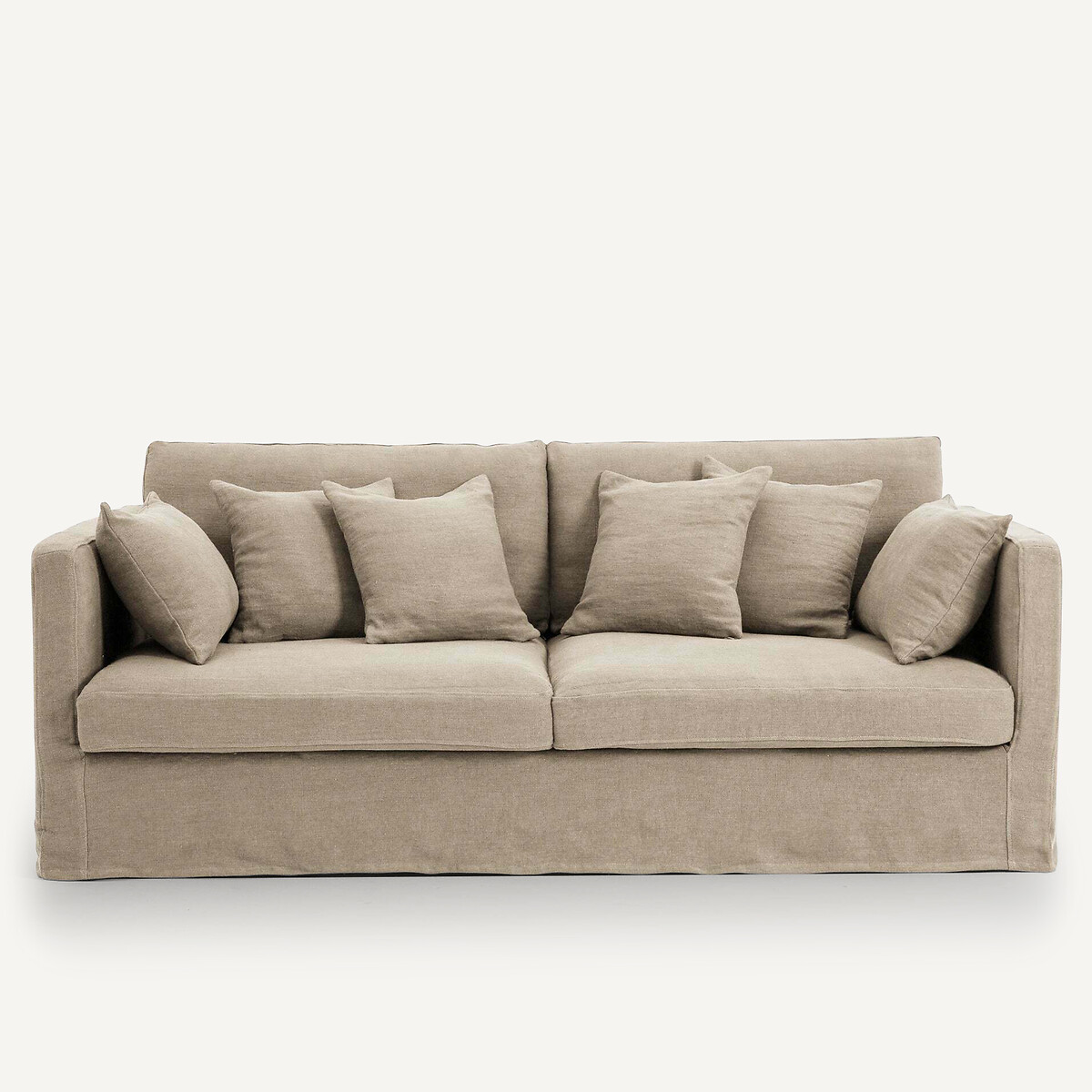 Housse canapé lin épais stonewashed Neo Kinkajou