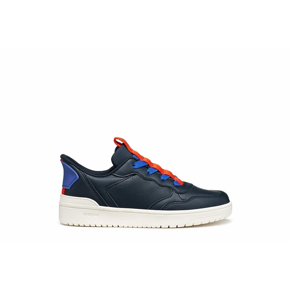 Geox Navy Blue/Red Kids Washiba Fast-In Trainers Size 31