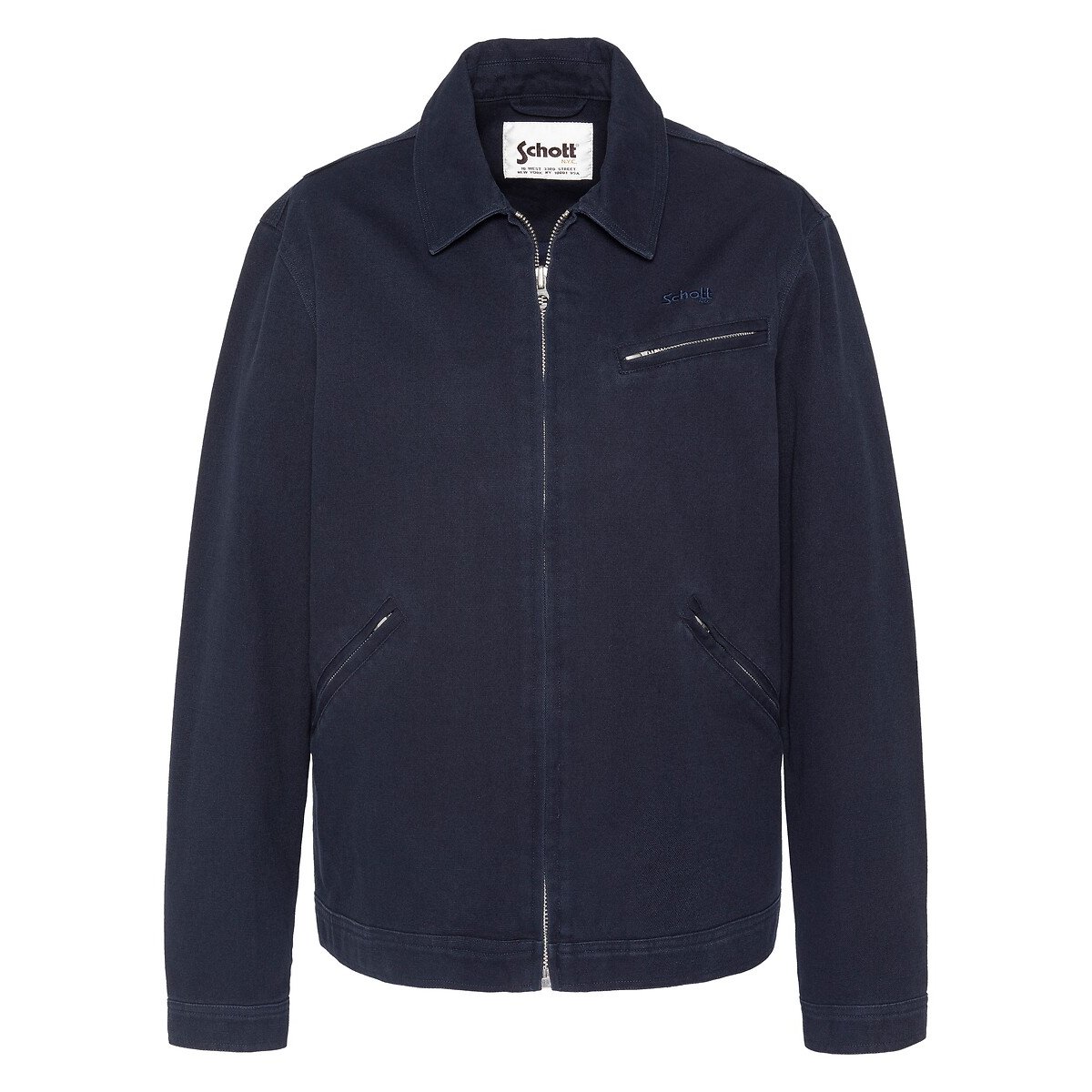Schott Calhan Utility Jacket Men's Navy Blue Small