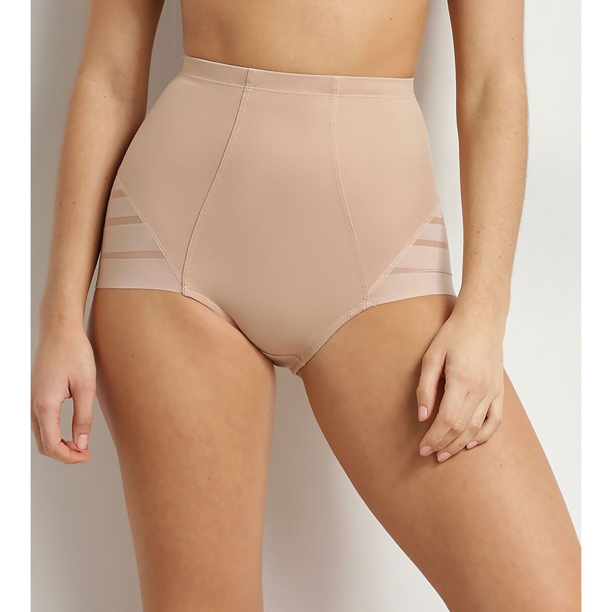 Dim High Waist Control Knickers Women's Skintone Size 16