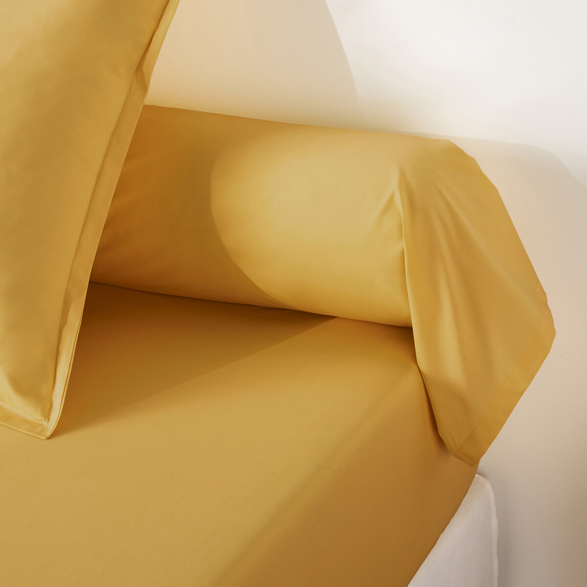 Funda de almohada de percal de algodón, 200 hilos, Scenario. Talla 85 x 185 cm. Color