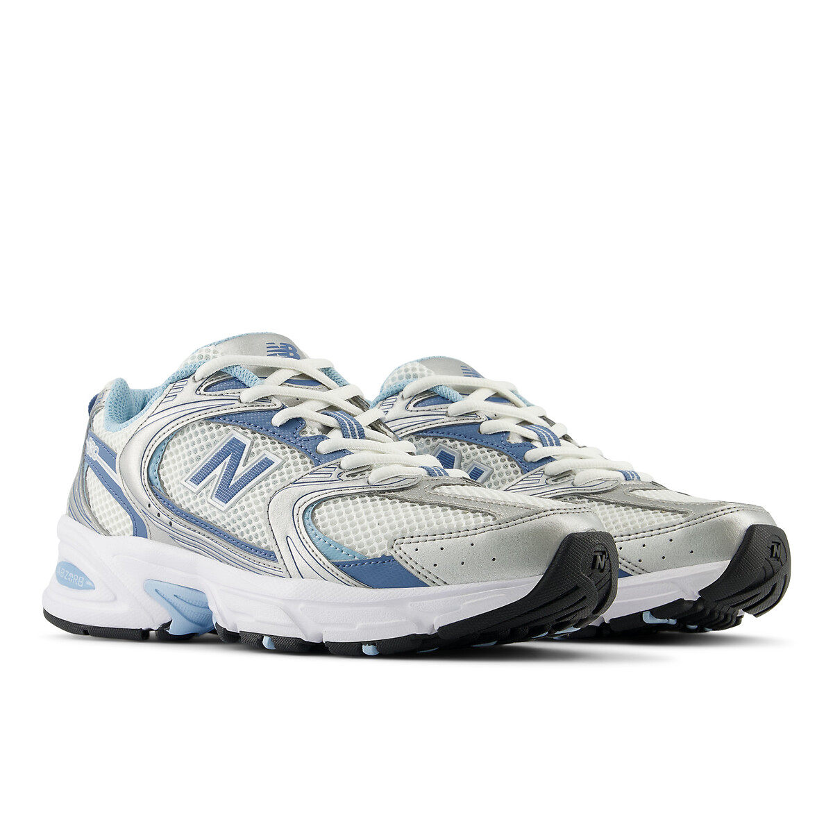 New Balance Women's White/Silver-Coloured/Blue Mr530 Trainers Size 45