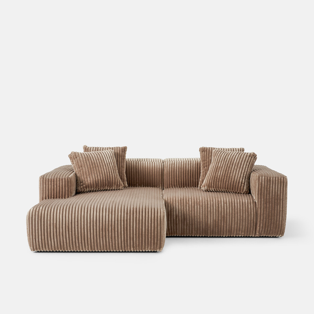 LA REDOUTE INTERIEURS XL corduroy hoekbank links, LIORA