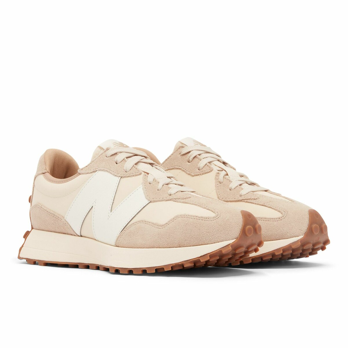 New Balance 327 Trainers Women's Beige/Pink Size 40 (6.5)