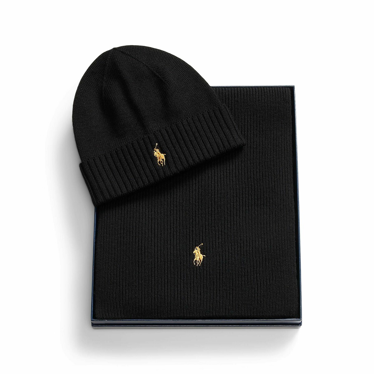 Polo ralph lauren Geschenkdoos sjaal en muts in wol