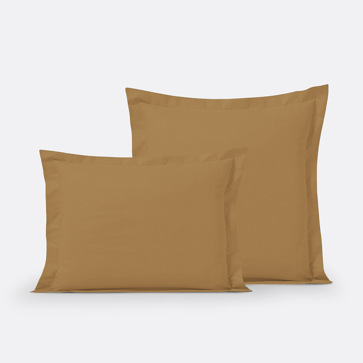 Funda de almohada de algodón con volante plano, Scenario. Talla 63 x 63 cm. Color