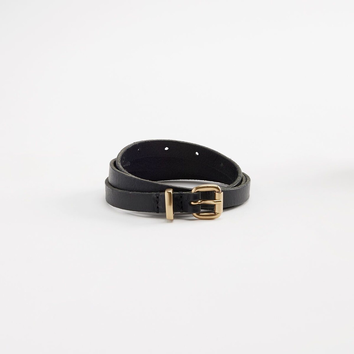 Levi's Dillon Leather Slim Belt Women's Black Medium
