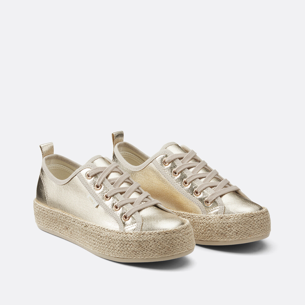 Sapatilhas rasas em tecido com sola tipo alpercatas, Lida, Only Shoes